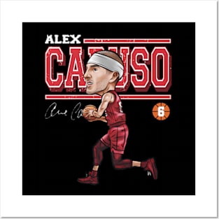 Alex Caruso Chicago Cartoon Posters and Art